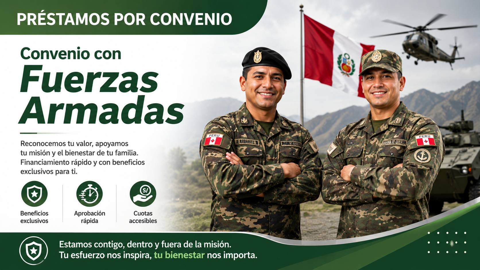 Convenio Fuerzas Armadas | Soluciones Financieras