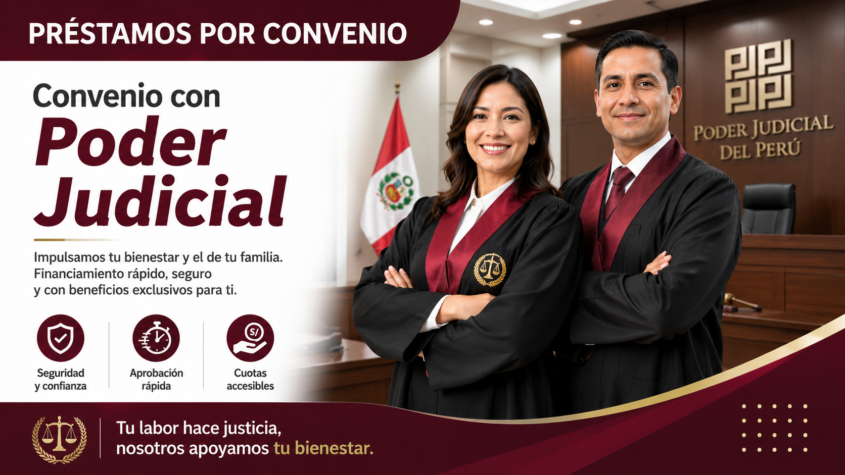 Convenio Poder Judicial | Soluciones Financieras