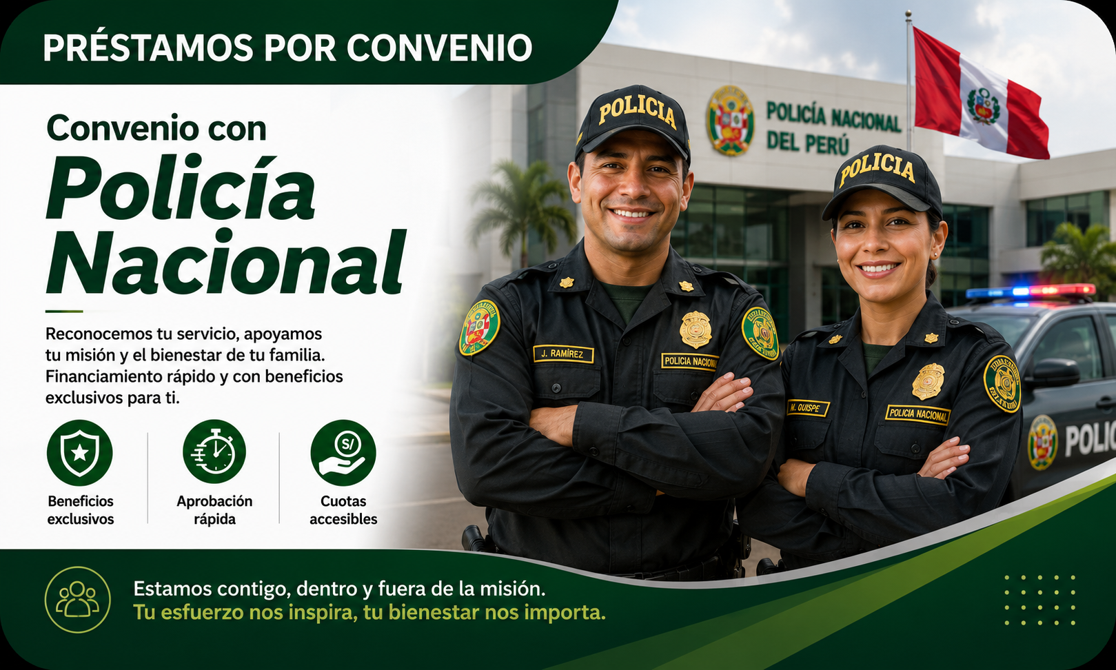 Convenio Sector Policía Nacional del Perú | Soluciones Financieras